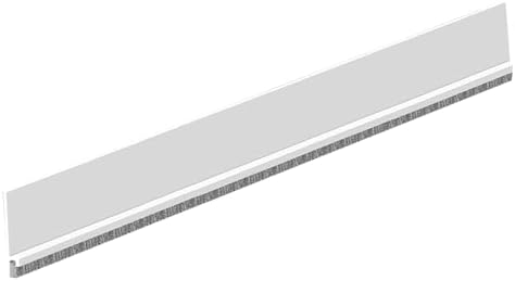 Door Draft Stopper with Brush - White 394x21inch