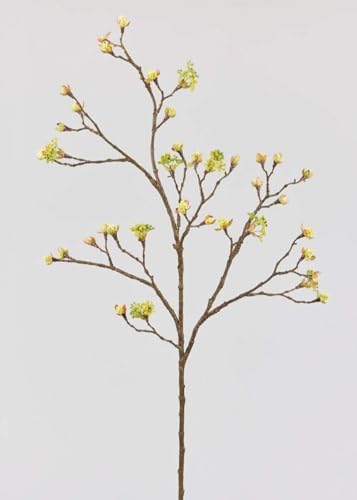 Artificial Budding Flower Branch 42 Inches Tall