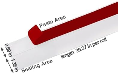YIYIMIMO Under Door Draft Stoppers 39 Inches Long