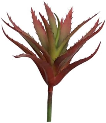 Red Artificial Aloe Succulent Plant