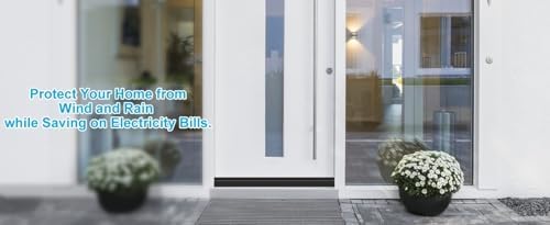 2pcs Self-Adhesive Door Draft Stoppers Windproof Soundproof Anti-Crawlers
