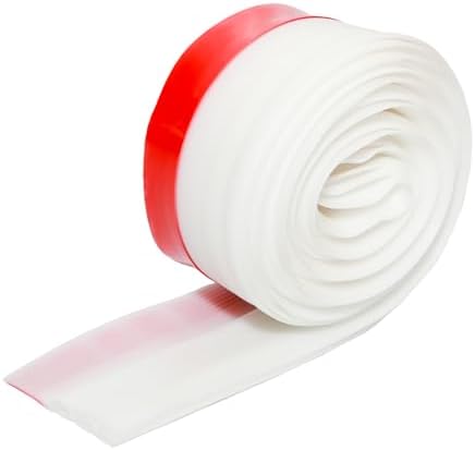 39 Inch Door Draft Stopper White Silicone Weatherproof Energy Efficient