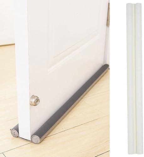 Door Draft Stopper 366 Inch White Energy Efficient Noise Blocker