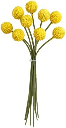 ACJRYO 14in Dried Flowers Balls 9pcs Yellow Wedding Decor
