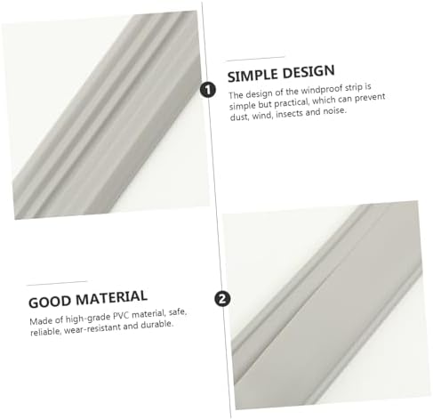 Luxshiny Door Bottom Windproof Seal for Soundproofing and Draft Protection