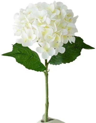 Cream Hydrangea Artificial Bouquet for Living Room Table Decoration