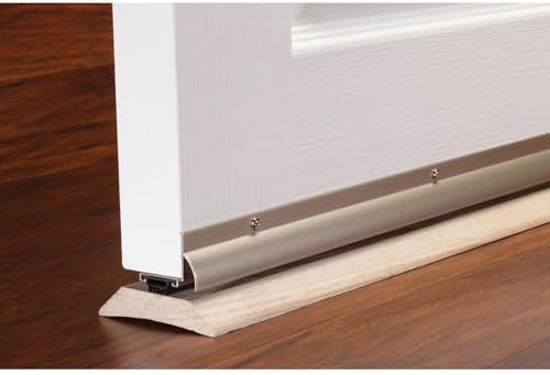 M-D 48998 36 Inch Satin Nickel Aluminum Door Drip Cap