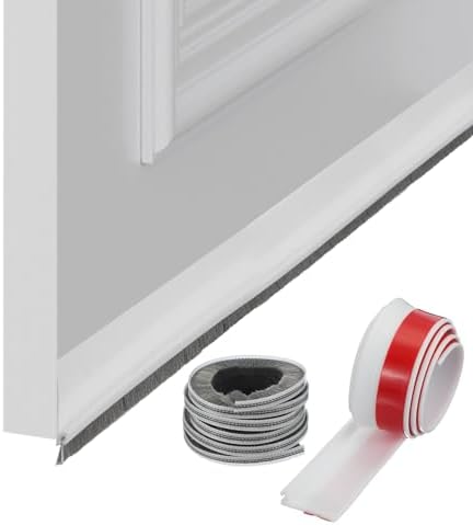 Uxcell Door Bottom Sweep 39x2 Inch Adhesive Silicone Seal