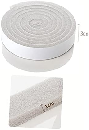 ULTECHNOVO Door Draft Stopper Under Door Sponge Seal Strip Soundproof Bottom Sticker Weatherproof Sealer