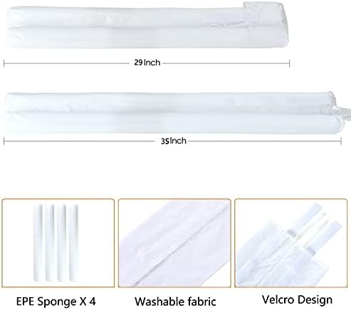 Adjustable Door Draft Stopper 29-35 Inches Noise Reduction