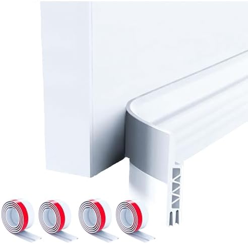 DAFUWENG Door Draft Stopper 4 Pack White