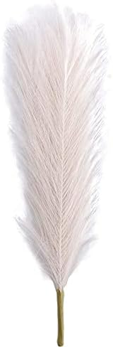 Generic Artificial Grass Dried Reed Flower Bunch Ivory 44cm Home Decor