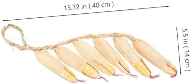 2Pcs Realistic Vegetable Corn Hanging Decor for Home and Kitchen