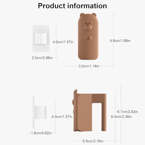 BLULILY Silicone Concealed Door Draft Stopper
