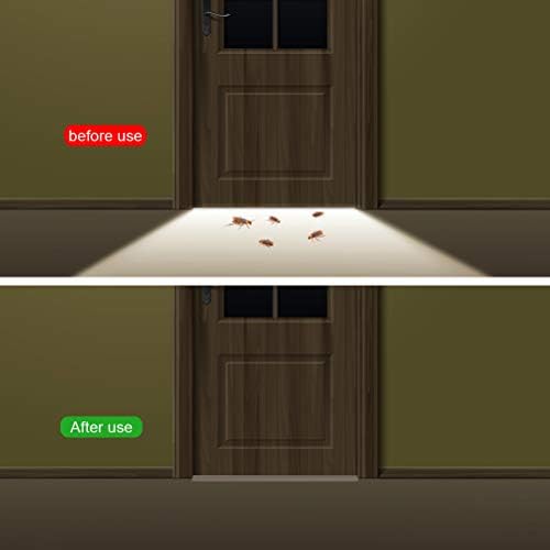 Emoly Under Door Draft Stopper Adjustable Double Noise Blocker
