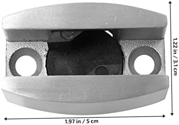 Stainless Steel Glass Door Draft Stopper Locator