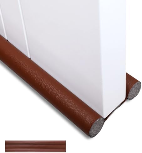 Double Door Draft Stopper 37 Inch Soundproof Windproof