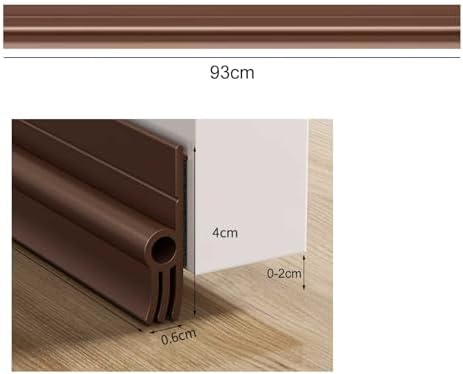 Under Door Draft Stopper with Adhesive Backing 39 Inch Length for Gap Sealing