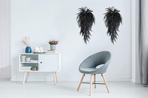 RECUTMS Faux Hanging Plants 4 Pcs UV Resistant