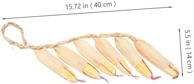 Unomor 2Pcs Realistic Artificial Corn Hanging Decor