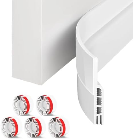 Timfcbs Under Door Draft Blocker 5 Pack White 2x39in