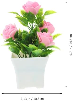 5PCS Artificial Potted Plant Set for Home and Office Decor