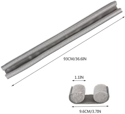 Door Draft Stopper for Bottom of Doors - 366 Inch Adjustable Sweep