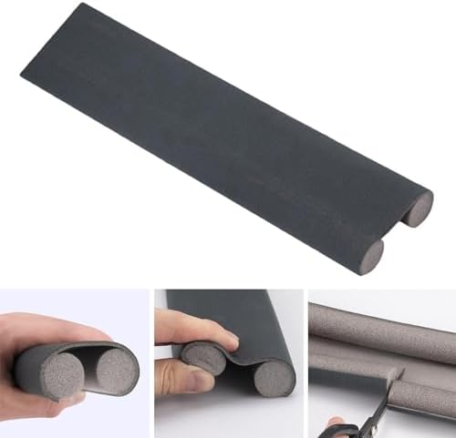 Door Draft Stopper Adjustable Noise Blocker for Bottom of Door