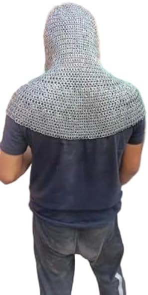 Aluminium Chainmail Coif 10MM 16 Gauge Round Washer Riveted