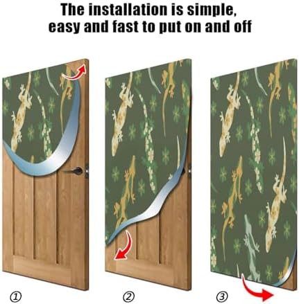 Susiyo Ornate Lizards Halloween Door Cover