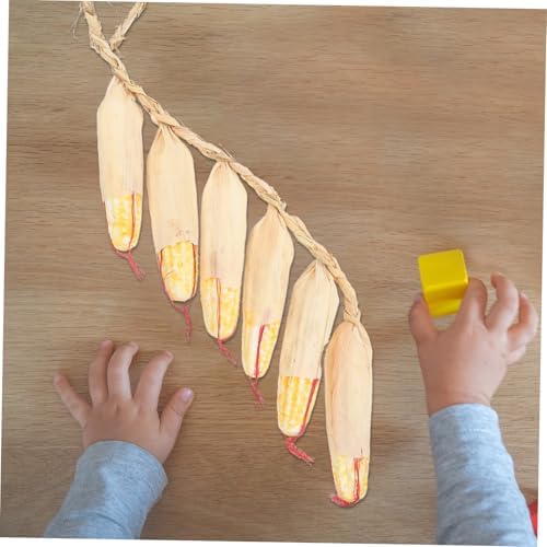 2Pcs Realistic Vegetable Corn Hanging Decor for Home and Kitchen