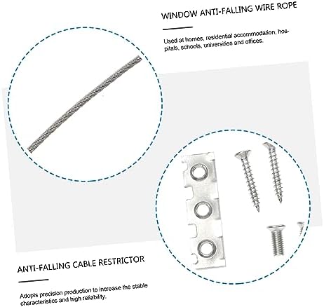 Falling Prevention Device for Windows with Metal Anchors