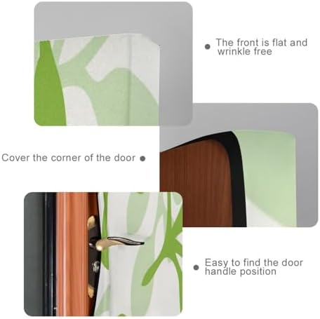 Susiyo Green Leaves Halloween Door Cover