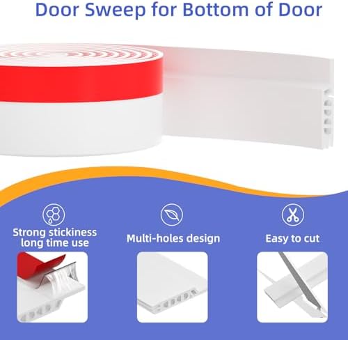 Door Draft Stopper 39inch Silicone Weather Seal