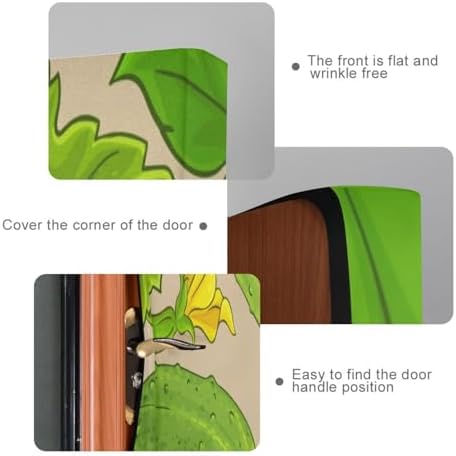 Susiyo Green Cucumber Halloween Door Cover Stretch Fabric