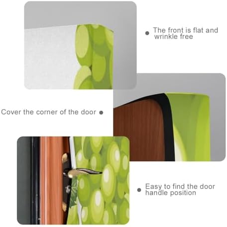 Susiyo White Grape Bunch Halloween Door Cover