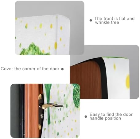 Susiyo Fresh Green Vegetables Halloween Door Cover