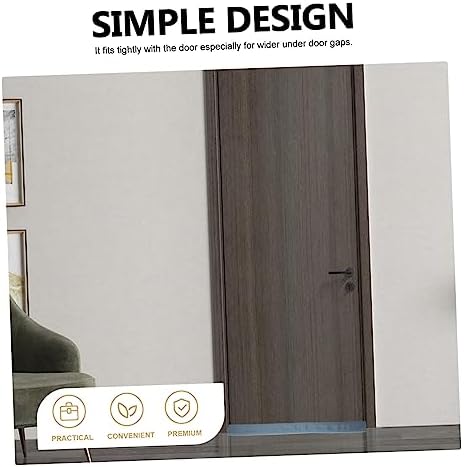 Homoyoyo 3pcs Door Bottom Sealing Strip Windproof Noise Reducing Draft Stopper for Under Door Gaps