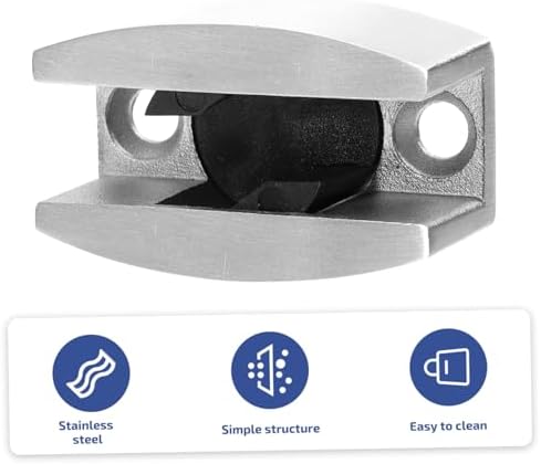 Bathroom Glass Door Steel Door Stopper Locator