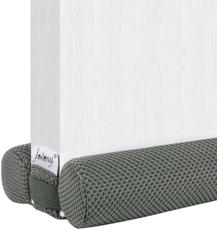 Fowong 32 Inch Adjustable Draft Stopper with Hook Patch