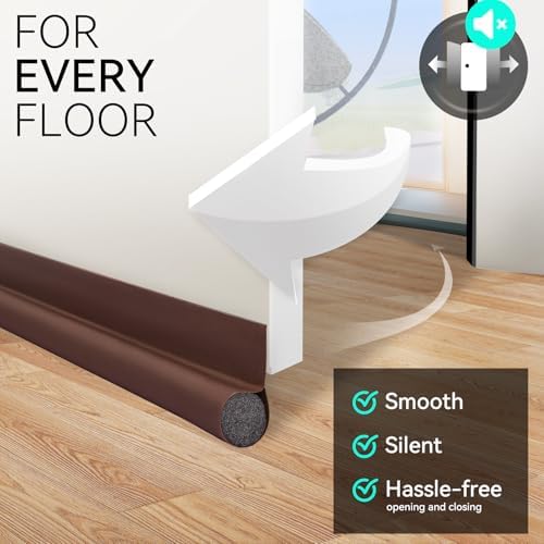 MAXTID 36 Inch Door Draft Stopper Brown