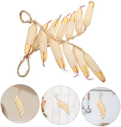 2Pcs Realistic Vegetable Corn Hanging Decor for Home and Kitchen