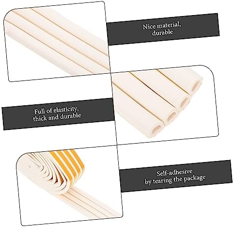 Under Door Weather Stripping Seal Strip Self-Adhesive Draft Stopper for Doors and Windows