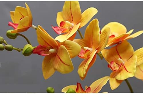 Artificial Flowers in Vase Silk Butterfly Orchid Bonsai Decor
