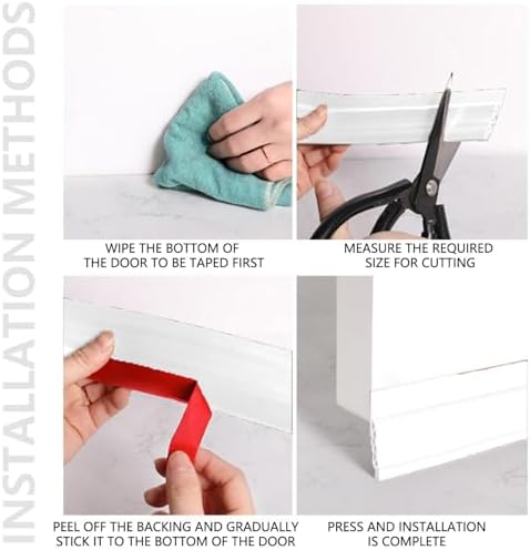 kakina CMSX Under Door Draft Stopper 2x39 White