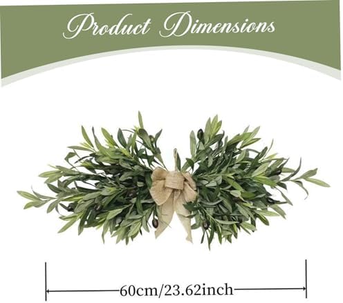 Floral Swag 24 Artificial Olive Greenery for Wedding Decor