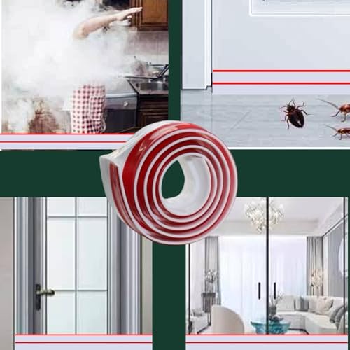 DAFUWENG Door Draft Stopper 4 Pack White