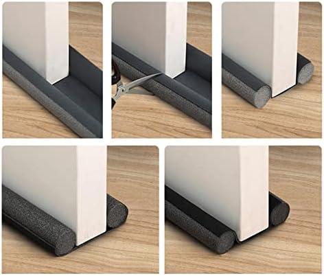 Gray Door Bottom Sealing Strip Draft Stopper