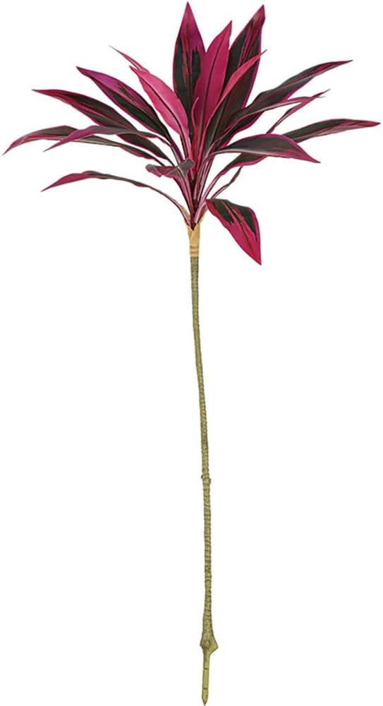 2Pcs Artificial Cordyline Red Plants for Home Office Decor