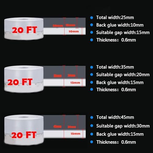 20 FT Door Draft Stopper Weather Stripping Seal for Frame Doors Windows